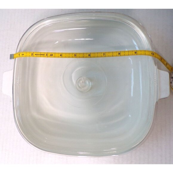 CORNING WARE Vintage Blue Cornflower Casserole Baking Dish with Cover and Stand - Picture 8 of 8